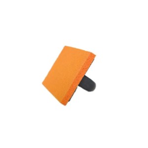 Latex sander 14x22cm Orange