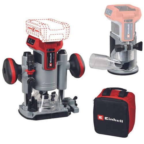 EINHELL Ρούτερ Περιθωρίων Μπαταρίας TP-ET 18 LI BRUSHLESS - Solo