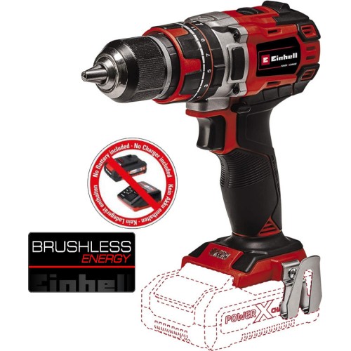 EINHELL Δραπανοκατσάβιδο Μπαταρίας 18V TE-CD 18/50 LI BRUSHLESS - Solo