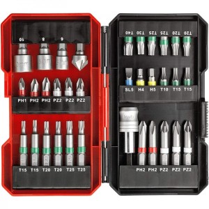 EINHELL Set Για Βίδωμα 34 Τεμ. 31 Μύτες & 1 Φορέας