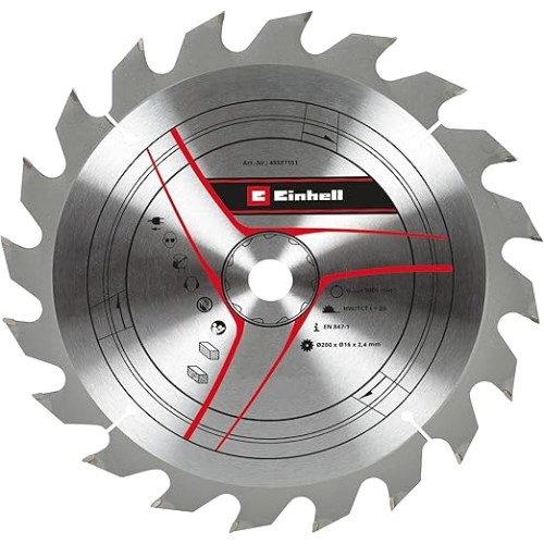 EINHELL Saw blade TCT 200x16x2.4/1.6mm Don. 20 Carbide