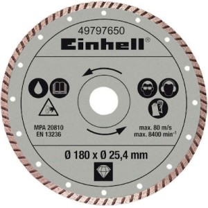 EINHELL Διαμαντόδισκος Turbo Φ 180mm x Φ 25,4mm