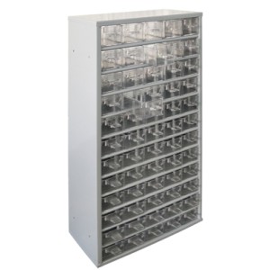 Metal Organizer Storage Cabinet With 60 Long Drawers 19.5x7x5cm