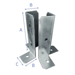 Corner Galvanized Base