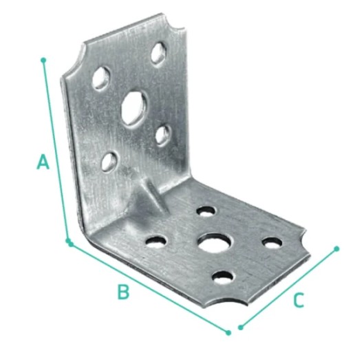 Γωνία 5x5x4cm Γαλβανιζέ