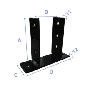 Floor Stand Black No7