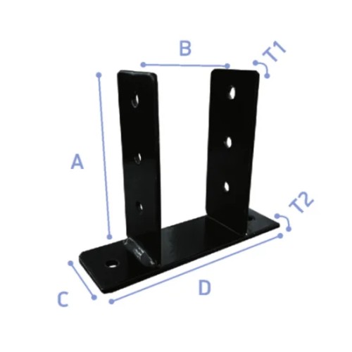 Floor Stand Black No8