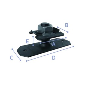 Abdomen Base Adjustable No 8 Unpainted