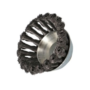 FASTER TOOLS Wire cup brush with pin - TWISTed steel 80