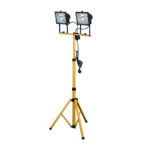 FASTER TOOLS Double halogen lamp on tripod 2 x 500 W