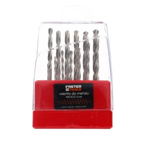 FASTER TOOLS ECO Metal drill bits set 1,5 - 6,5