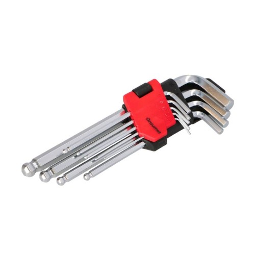 DRAUMET Hex key wrench set with ball end - 9pcs, long 1,5 - 10