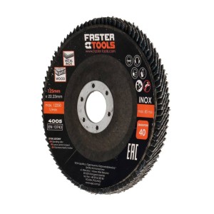 FASTER TOOLS Abrasive flap disc INOX 40