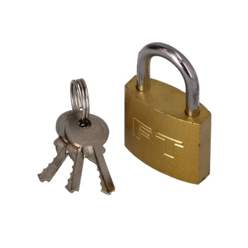 FASTER TOOLS Brass covered padlock 30