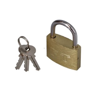 FASTER TOOLS Brass covered padlock 40