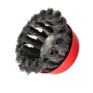 FASTER TOOLS Wire cup brush with thread M14 - TWISTed, steel 60