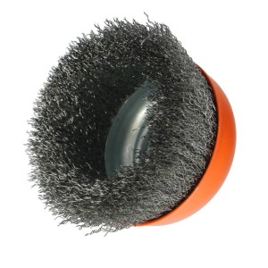 FASTER TOOLS Wire cup brush with thread M14, steel 100