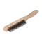 FASTER TOOLS Steel scratch brush with wooden handle 4-row 120 x 20