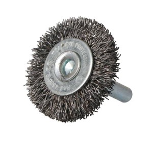 FASTER TOOLS Wire wheel brush with pin, steel 40