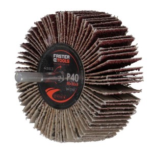 FASTER TOOLS Flap wheel with pin 80x30/40