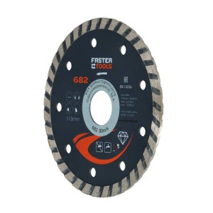 FASTER TOOLS Diamond cutting disc TURBO 115 x 2,0