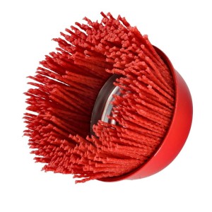 FASTER TOOLS Nylon cup brush with thread M14 100mm