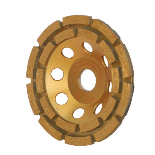 DRAUMET Segmented double row cup grinding wheel 125 mm