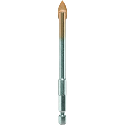 ALPEN Glass Drill Bit 8x110mm Hexagonal 1/4 Glas Profi Blister