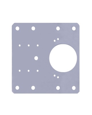 AMIG Πλάκα Επισκευής Inox Για κρυφούς μεντεσέδες O35 mm Matt 90x90mm