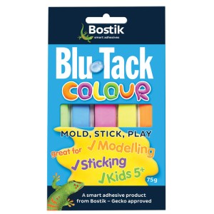 Colorful Glue In Plasticine Form Reusable BLU TACK ORIGINAL