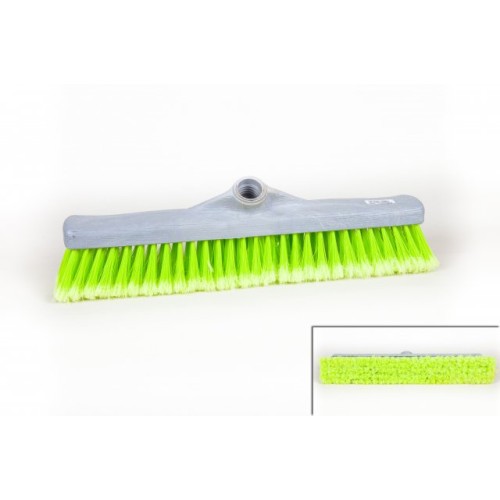 Broom 40cm PLASTIC BLOCK Soft Bristle