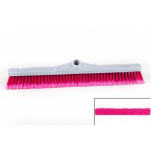 Broom 60cm PLASTIC BLOCK Soft Bristle