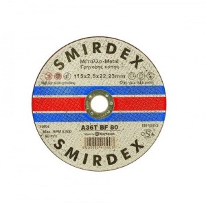 SMIRDEX Metal Cutting Wheels 115x2,5mm