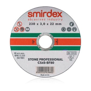 SMIRDEX Δίσκος Φ115x1x22mm Cd Κοπής Μαρμάρου 25 Τεμ. Profi