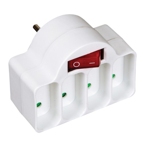 Αντάπτορας Σούκο Σε 4 ΙΙ + Διακόπτη  Faco14S