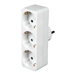 Αντάπτορας Σούκο Σε 3 Σούκο Χωρίς Διακόπτη