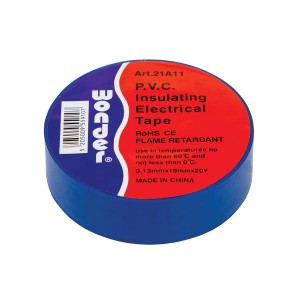 Insulating tape 19mmx20Y, blue, Wonder