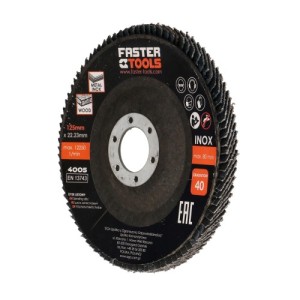 FASTER TOOLS Abrasive flap disc INOX 120