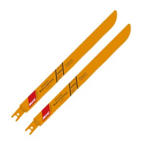 MPS Πριονόλαμα Σεγάκι Αλεποουράς Μετάλου Ξύλου 230mm Διπλό Δόντι Set 2 Τεμ.