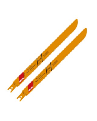 MPS Πριονόλαμα Σεγάκι Αλεποουράς Μετάλου Ξύλου 230mm Διπλό Δόντι Set 2 Τεμ.