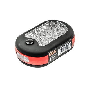 Magnetic Flashlight 24 & 3 Led & Batteries Oval