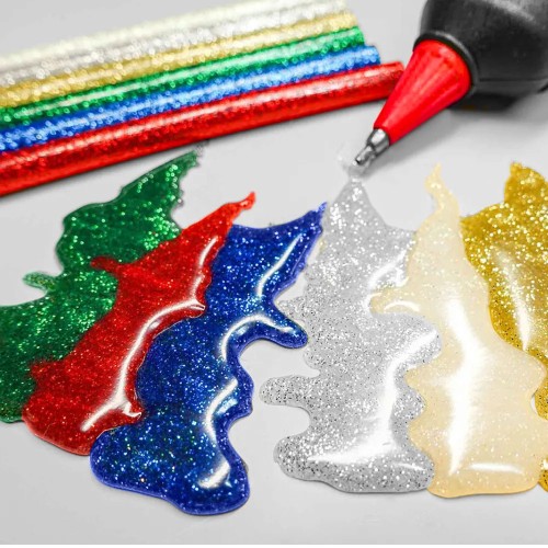 DEKTON Glitter Ράβδοι Σιλικόνης 12 Τεμ. Φ11mm x 200mm
