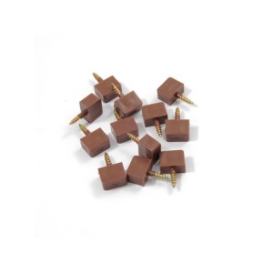 Shelf Support Pad Screw Brown