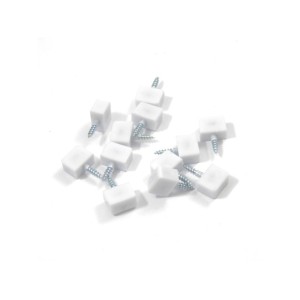 Shelf Support Pad Screw White