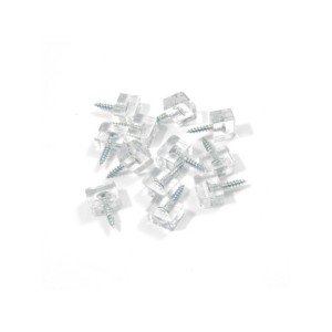 Shelf Support Pad Screw Transparent