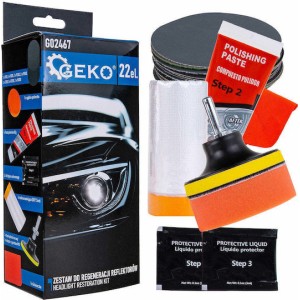 Headlight Restoration Kit 22 Pieces Geko