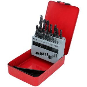 Air Drills Set 19 Pcs. 1-10m Hss