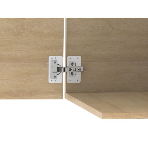 AMIG Stainless steel mending plate For concealed hinges O 35 mm