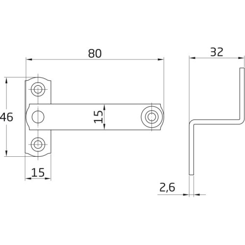 AMIG Κλείστρο Παραθύρου ΜΑΥΡΟ
