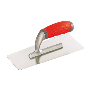 LOUTIL PARFAIT Stainless steel trapezoidal trowel 28x12cm Stucco VENETTO Elastic Handle